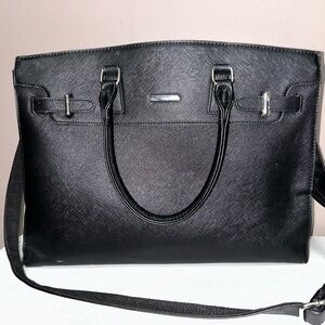 Black tote bag